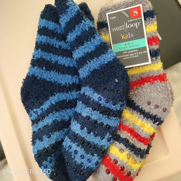 WestLoop Kids 2 pairs Socks S Shoe 4-8.5 - Picture 7 of 7